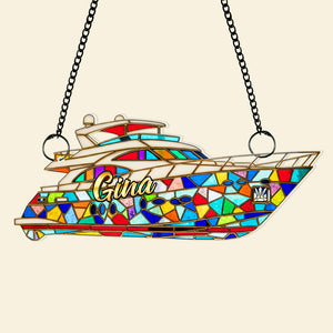 Cruise Suncatcher Ornament Personalized Gifts for Cruise Lovers 02PGDT300725-Homacus