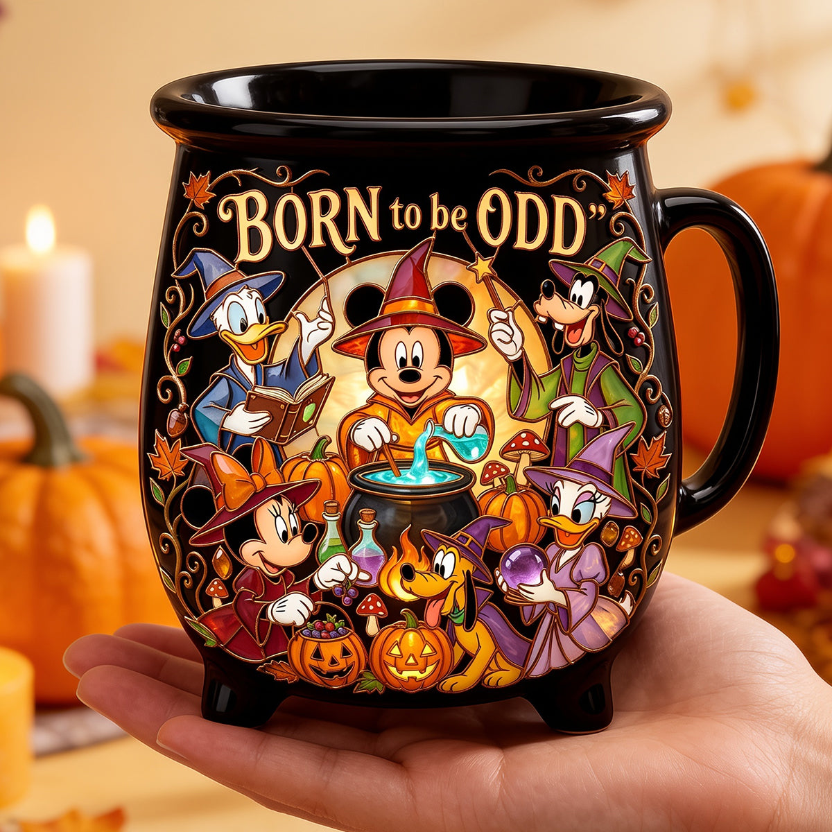 Odd Witches Ceramic Cauldron Mug - Personalized Gifts 02padt180826