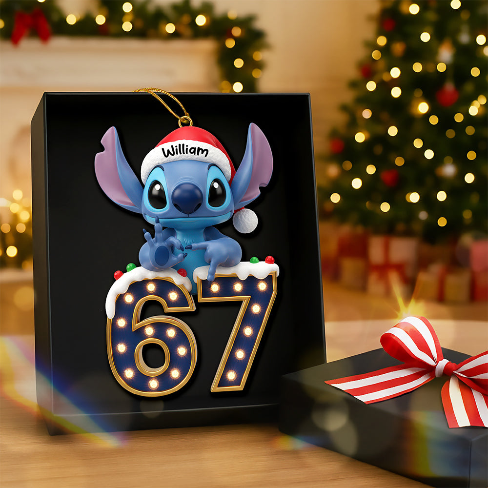 Alien Says Six Seven Acrylic Ornament - Personalized Christmas Gifts 04OHQN181125-Homacus