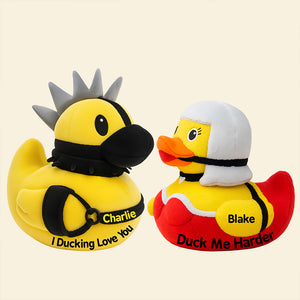 Naughty Duck Couple Pillow Personalized Gifts For Couple 03NADT191125-Homacus