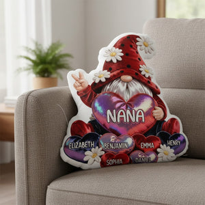 Gnomes Shaped Pillow Personalized Gifts For Grandma 03tgtn030226-Homacus