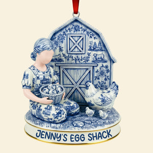 Chicken Farm Acrylic Ornament - Personalized Gifts For Farmers 01NAQN101125-Homacus