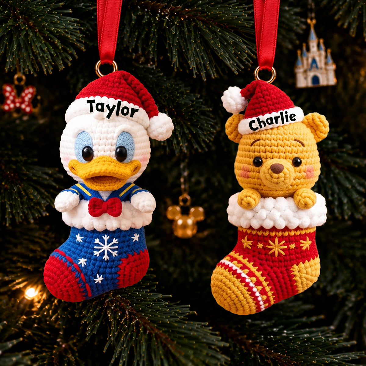 Knitting Characters Christmas Ornament - Personalized Gifts For Christmas 03tylu121026-Homacus
