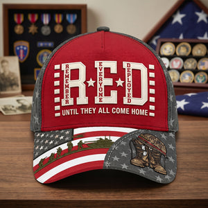 RED Remember Everyone Deployed Classic Cap - Personalized Gifts For Veteran Families 03qhtn260526-Homacus