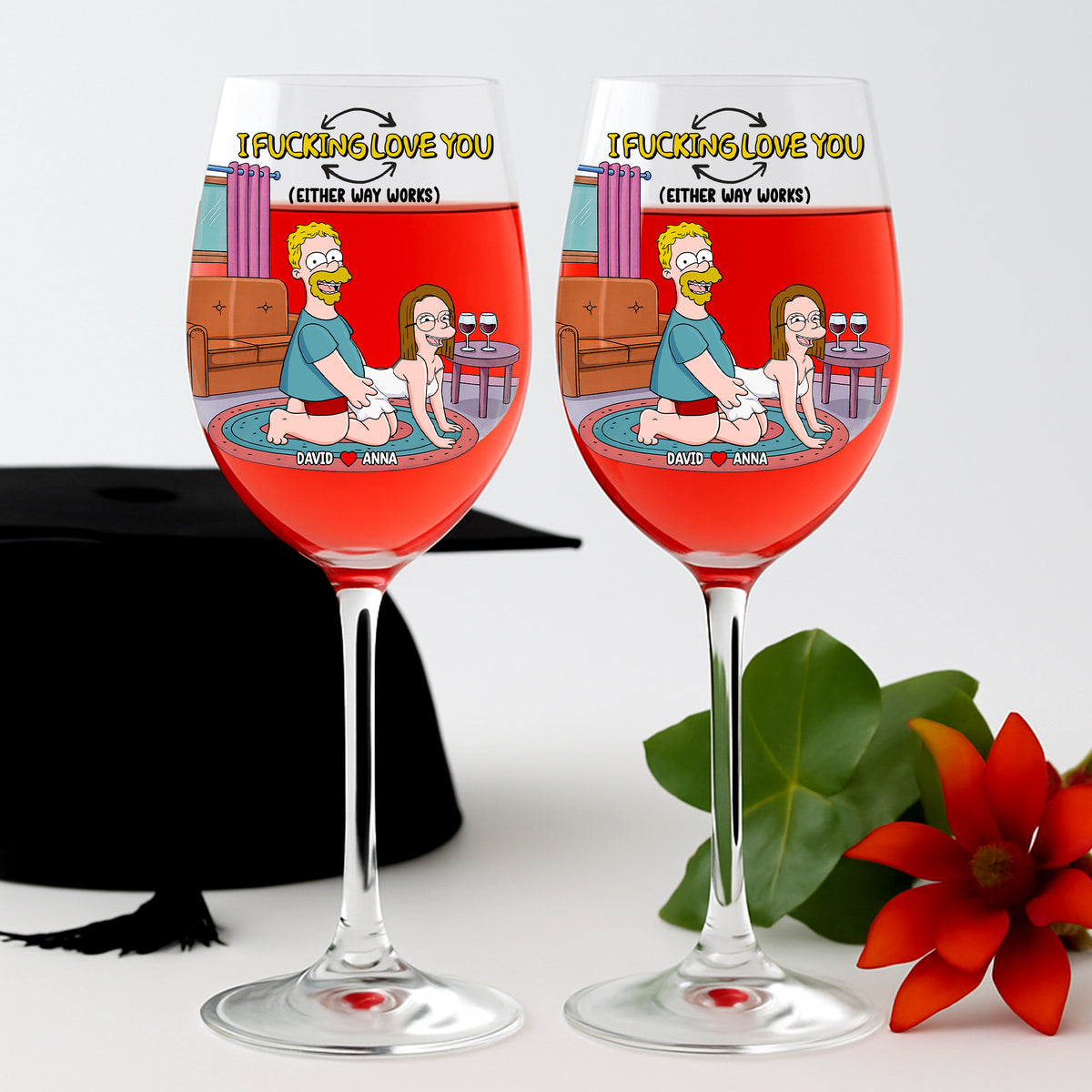 Personalized Funny Gifts For Couple Wine Glass 02tgtn150825-Homacus