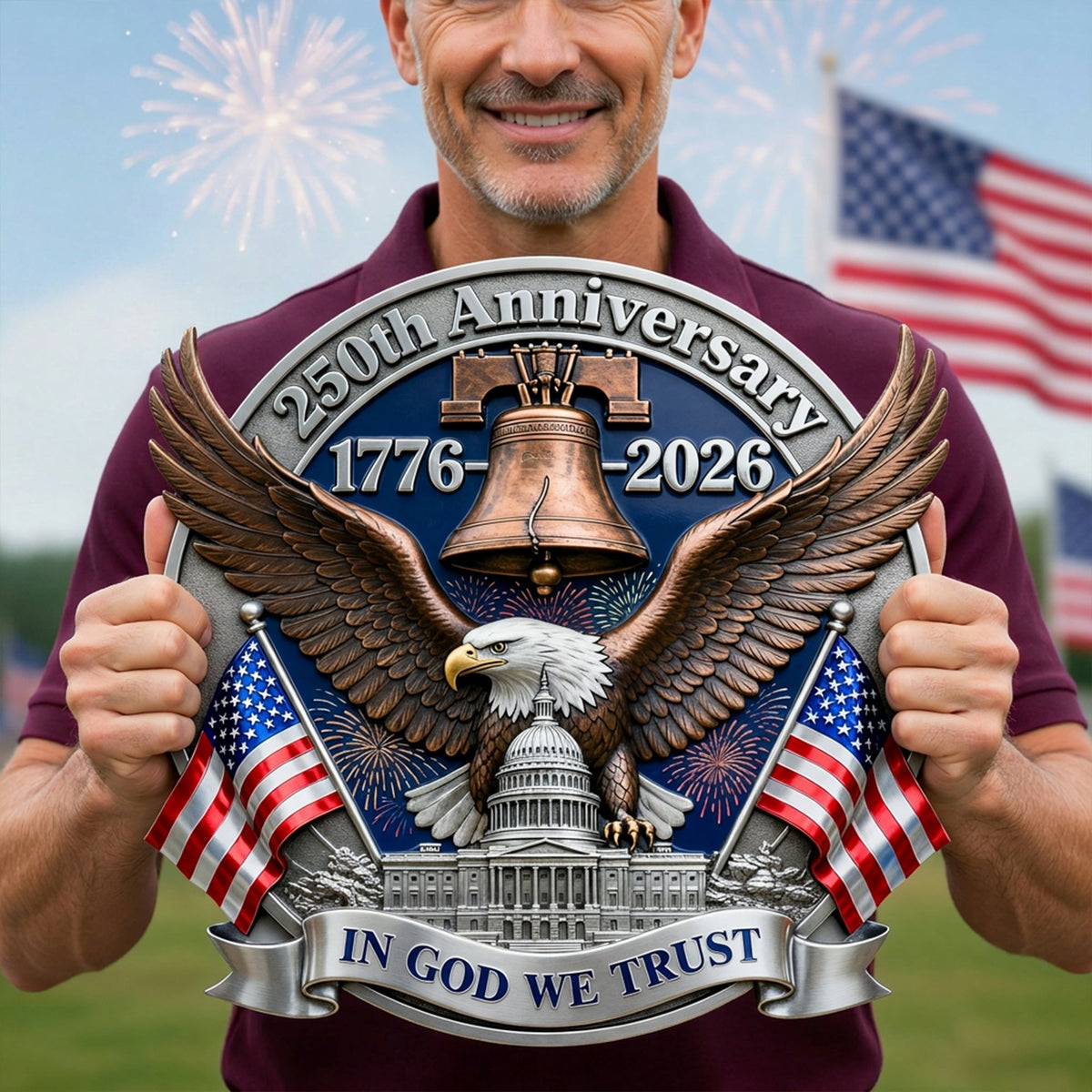 250 Years of American Heritage Acrylic Sign - Personalized Gifts For Patriots 05naqn290526-Homacus