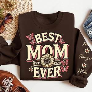Personalized Gifts For Mom Shirt Best Mom Ever 02ACDT040325-Homacus