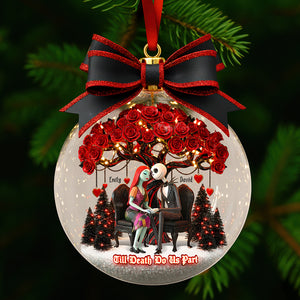 Couple Forever Christmas Ornament, Personalized Gifts For Couple 04PAQN220925-Homacus