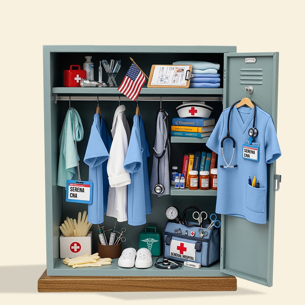 Nurse Personal Locker Acrylic Plaque Personalized Christmas Gifts For Nurse 05qhdt050625-Homacus