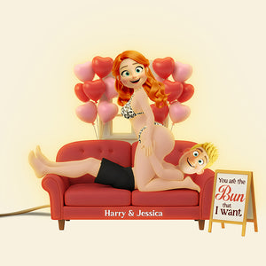 Funny Couple Light Box Personalized Gifts For Couple 02KITA051225-Homacus
