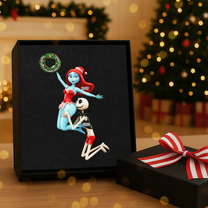 Personalized Gifts For Christmas, Naughty Couple Acrylic Ornament 04ohta061025-Homacus