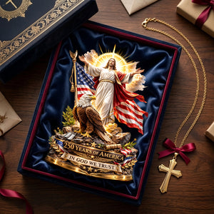 United In Faith 250 Years Anniversary Light Box - Personalized Gift For Christian 03TYLU030326-Homacus