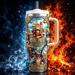 30th Anniversary Anime Tumbler - Personalized Gifts For Anime Lovers 01nalu140326-Homacus
