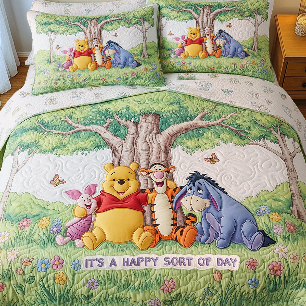 Festive Friends Bed Set – Personalized Christmas Bedding For Kids 02qhmg170725-Homacus