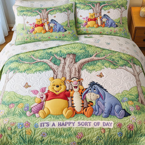 Festive Friends Bed Set – Personalized Christmas Bedding For Kids 02qhmg170725-Homacus