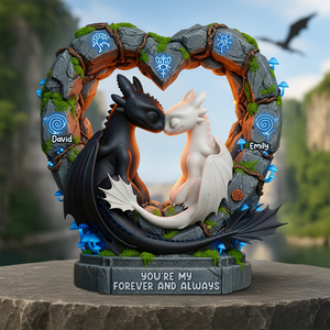 Forever & Always Couple Acrylic Plaque - Personalized Gifts For Couple 05TOPU080725-Homacus