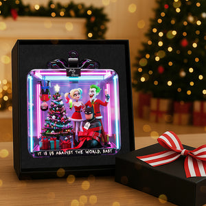 Mischievous Couple Personalized Gifts For Couple Christmas Ornament 01pata091025-Homacus