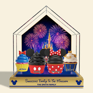 Kingdom of Cupcakes Acrylic Plaque Personalized Gifts For Family 01OHDT100625-Homacus