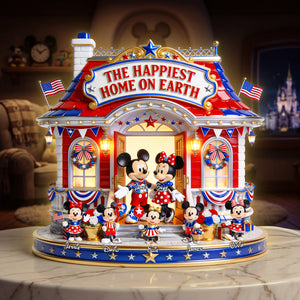 The Happinest Home On Earth Acrylic Light Box - Personalized Gifts For Family 01pgta110526-Homacus