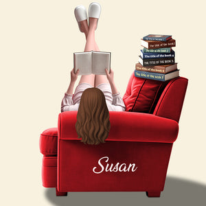 Chill Girl Book Lover Acrylic Plaque Personalized Gifts For Book Lovers 02OHDT300525-Homacus