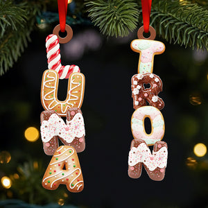 Cookies Alphabet Christmas Ornament Personalized Gifts 02HYDT291025-Homacus