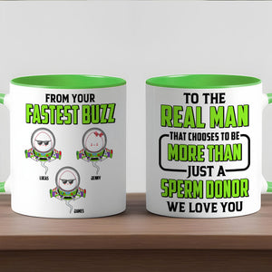 Funny Sperm Dad Accent Mug - Personalized Gifts For Dad 02PJTN190525-Homacus