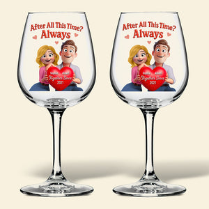 Together Forever Drinking Glass - Personalized Gifts For Couple 01huqn261125-Homacus