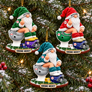 Badass Gnome Acrylic Ornament, Personalized Gifts For Sport Lovers 04qhqn201026-Homacus