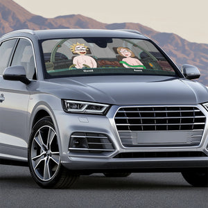 Personalized Gifts For Couple Windshield Sunshade 04katn200724hg-Homacus