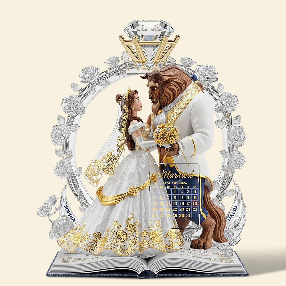 Our Fairytale Begins - Personalized Christmas Gifts For Newlyweds 03TGDT130625-Homacus
