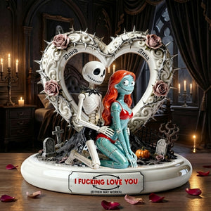 Cheeky Couple Acrylic Plaque - Personalized Gifts For Horror Couple Plaque 04OHLU291225-Homacus