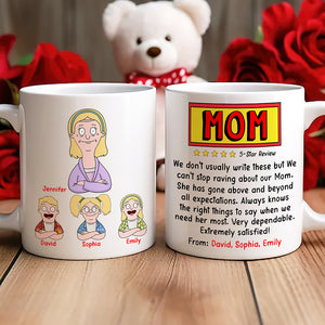 Personalized Gifts For Mom Coffee Mug Mom And Kids 01TOQN240325HG-Homacus