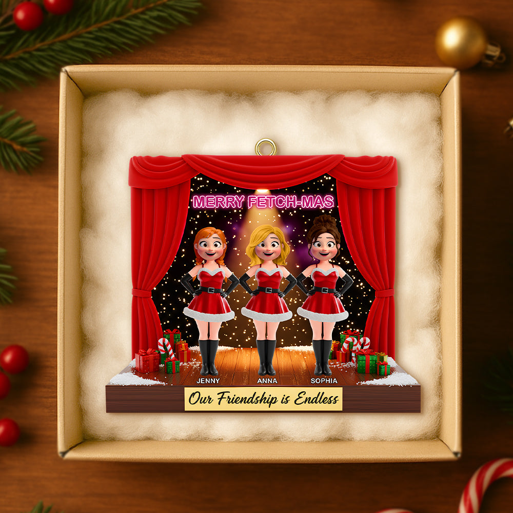 Merry Fetch-mas Ornament - Personalized Gifts For Besties 02natn201025-Homacus