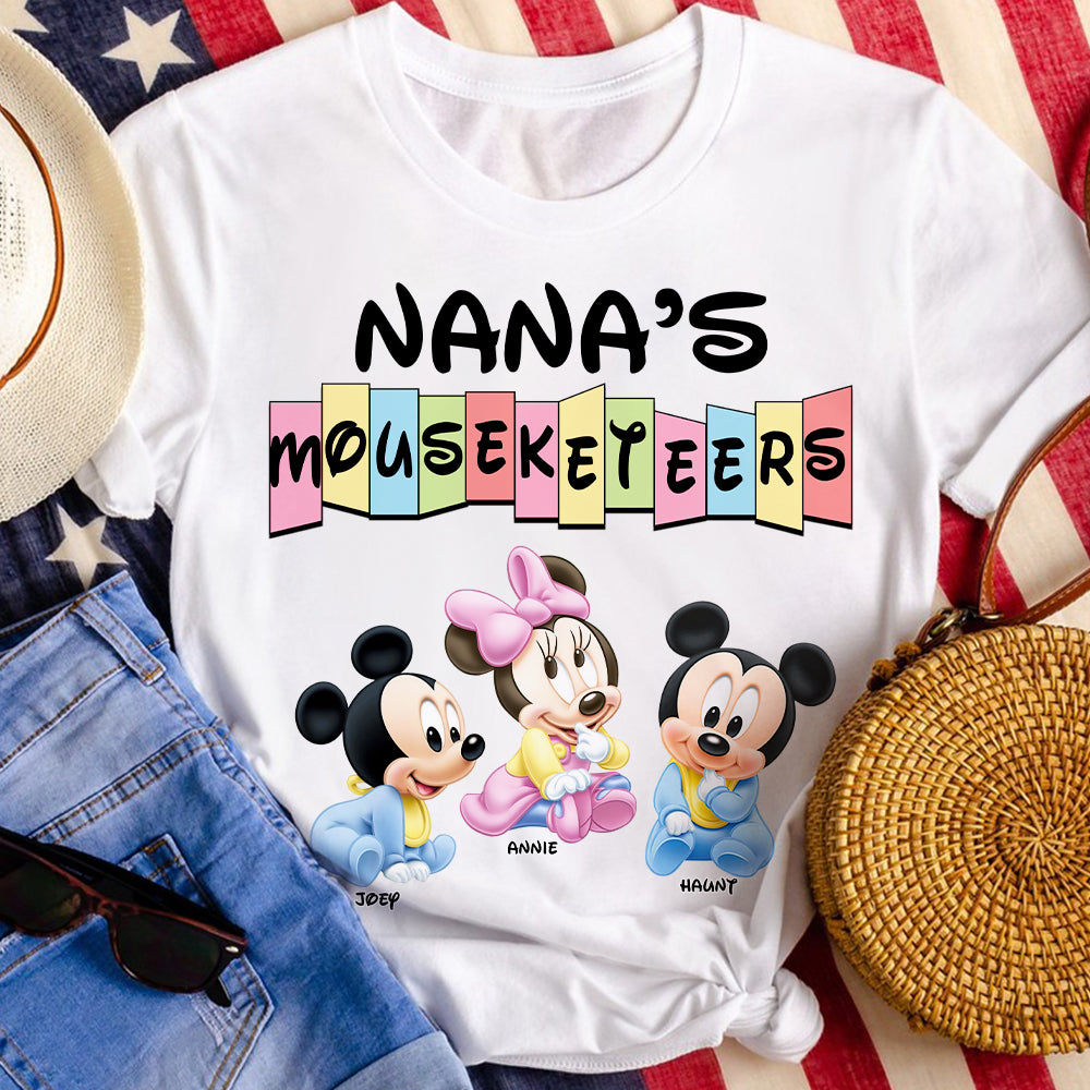 Personalized Gift For Grandma Shirt. Adorable Mouse Characters 04OHLU130325-Homacus