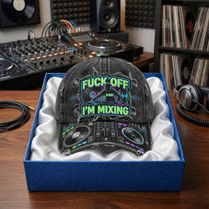 DJ Turntable Graphic Cap - Personalized Gift For Music Lovers 04NATN170326-Homacus