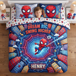 Masked Hero Quilt Bed Set - Personalized Gifts For Kid 02hatn070826