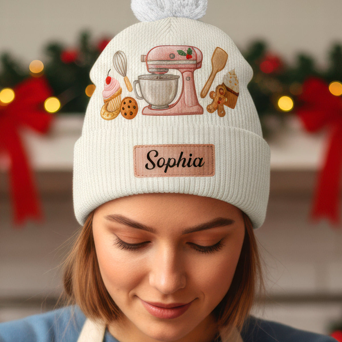 Sweet Baker Bobble Beanie Hat – Personalized Gifts For Baking Lovers 03pgqn201025-Homacus