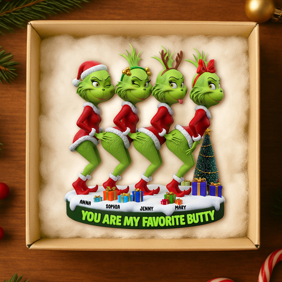 Personalized Funny Gifts For Besties Christmas Ornament 04ohtn150925-Homacus