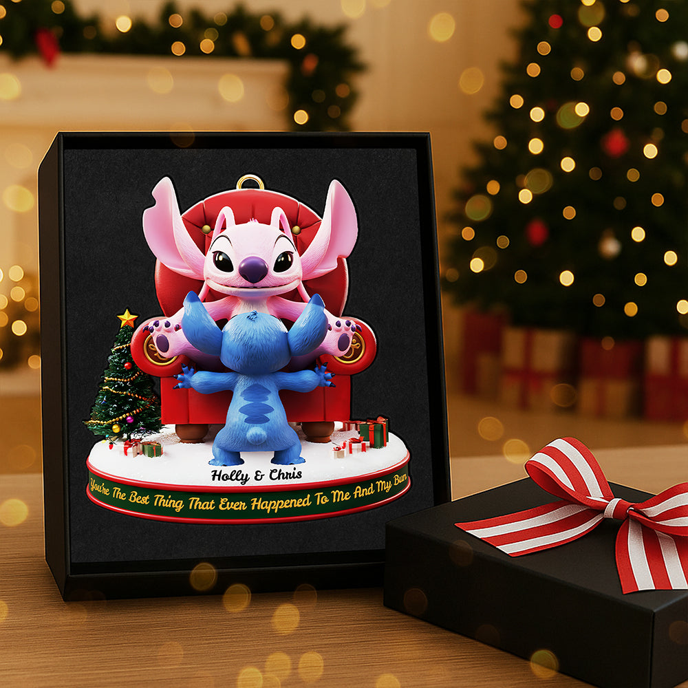 Personalized Gifts For Christmas, Funny Couple Acrylic Ornament 05ohta220925-Homacus