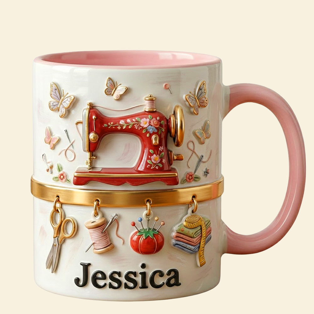 Sewing Machine Accent Mug, Personalized Gifts For Sewing Lovers 03qhtn241225-Homacus