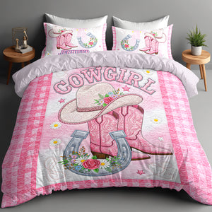 Rustic Cowgirl Quilt Bedding Set Special Line – Personalized Gifts For Cowgirl 04pgqn240725-Homacus