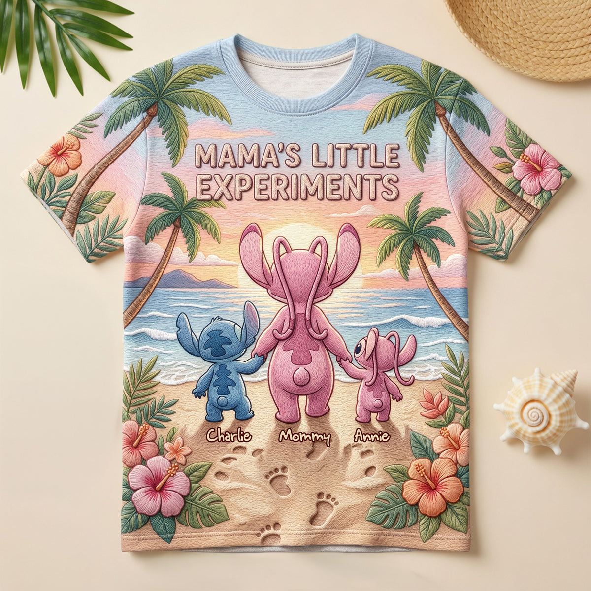 Mama's Little Experiments Shirt - Personalized Gifts For Mother's Day 03nalu040426-Homacus