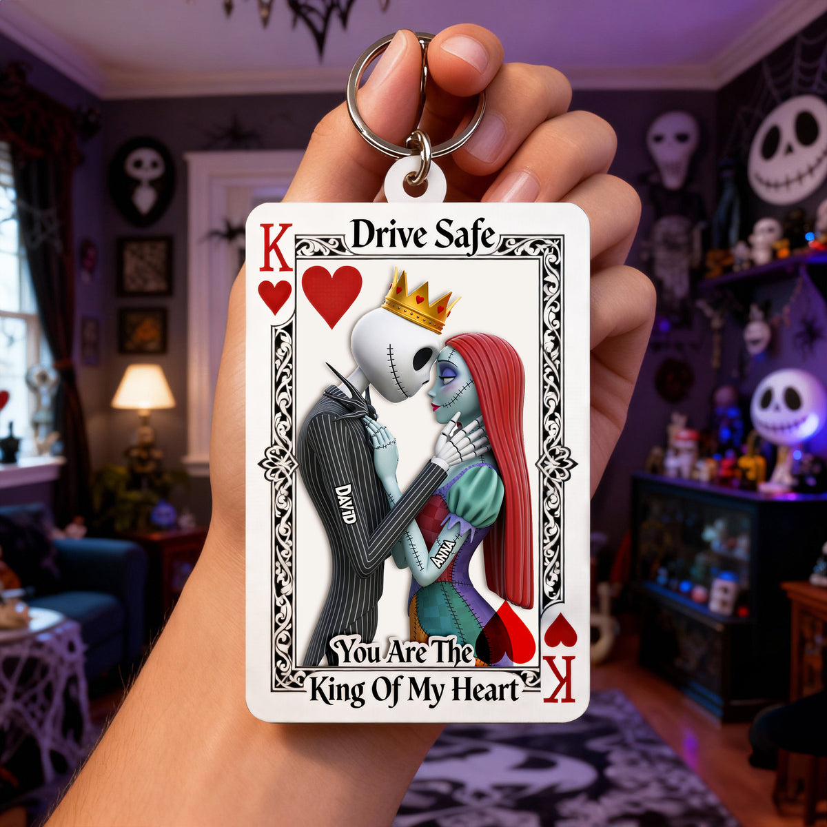 Drive Safe Reminder Of Couple Keychain - Personalized Gifts For Couples 09NALU201225-Homacus