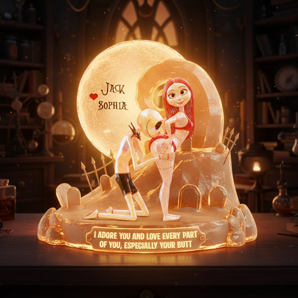 I Adore You And Love Every Part Of You Acrylic Light Box - Personalized Gifts For Couples 01ohtn031225-Homacus