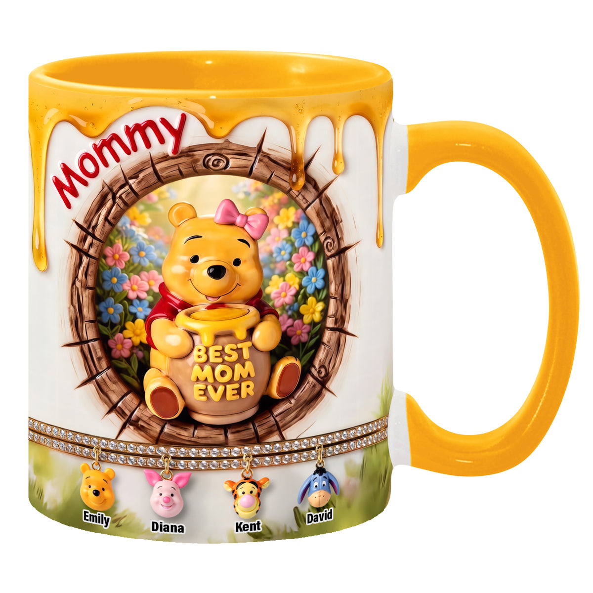 Best Mom Ever Coffee Accent Mug - Personalized Mother's Day Gifts 01TYQN020426-Homacus