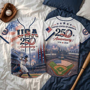 American 250 Baseball Jersey, Personalized Gifts For Sport Lovers 02qhlu250626-Homacus