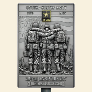 Legacy of Service Metal Sign – Personalized Gifts For Soldier 03ohqn300625-Homacus