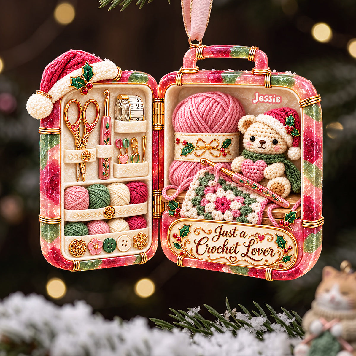Handmade Craft Acrylic Ornament - Personalized Gifts For Crochet Lovers 01tota141026-Homacus