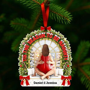 Spicy Couple Ornament - Personalized Christmas Gifts For Couple 04OHLU110825-Homacus