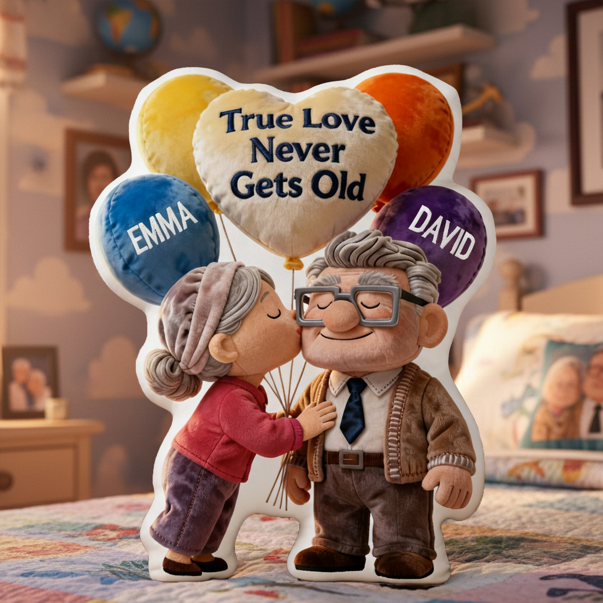 A Lifetime Of Love Shaped Pillow - Personalized Gifts For Couples 03NALU091225